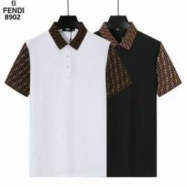 Picture of Fendi Polo Shirts Short _SKUFendiM-3XL8qx890228123